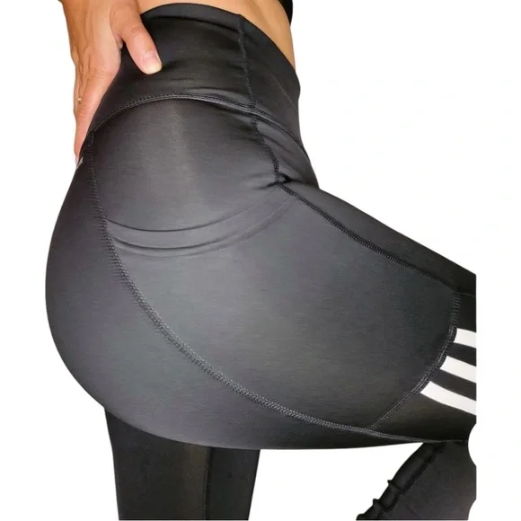 NWOT ADIDAS High Wasted Climate Workout Leggings - Picture 2 of 8